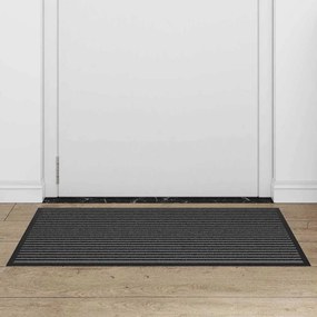 vidaXL Χαλάκι Εξώπορτας Μαύρο 60 x 90 cm Πολυπροπυλένιο