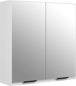 vidaXL Ντουλάπα Καθρέφτη Μπάνιου Λευκή 64 x 20 x 67 εκ.