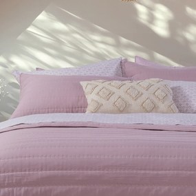 Ζεύγος Μαξιλαροθήκες Καπιτονέ (52x72) Nef-Nef Homeware Colorfull Lilac