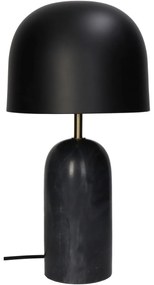 Επιτραπέζιο Φωτιστικό Μαύρο Μάρμαρο 20x20x39cm | Συσκευασία 1 τμχ