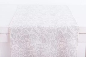 Beauty Home ΡΑΝΝΕΡ ΜΕ ΤΥΠΩΜΑ ΛΕΥΚΗ ΔΑΝΤΕΛΑ