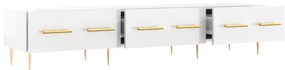 vidaXL Έπιπλο Τηλεόρασης Γυαλ. Λευκό 150x36x30 εκ. Επεξεργασμένο Ξύλο