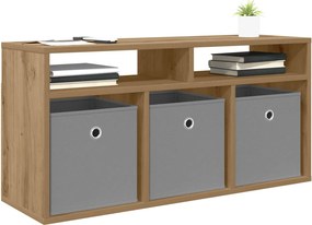 vidaXL Χαμηλό γραφείο 87 x 27,5 x 43 εκ Artisan Oak