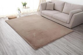 Heinner HR-FRUG200-BRW Χαλί Ορθογώνιο Shaggy Καφέ 200X300cm