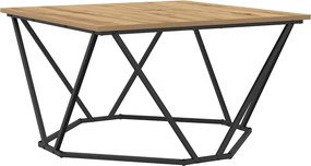 vidaXL Τραπεζάκι σαλονιού Artisan Oak 80 x 80 x 45 cm