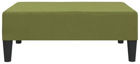 Σκαμπό/Υποπόδιο Ανοιχτό Πράσινο 78 x 56 x 32 Βελούδινο - Πράσινο
