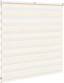 vidaXL Ζέβρα τυφλή μπεζ μάρμαρο Πλάτος υφάσματος 145,9 εκ. Πολυεστέρας