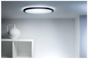Έξυπνο Φωτιστικό Οροφής Πλαφονιέρα LED 32W 3CCT RGBW Dimmable Super Slim Wiz-929003301201-Μαύρο 929003301201