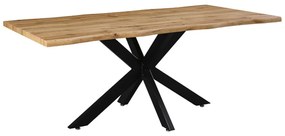 Tραπέζι Gilman 235-000022 180x90x75cm Sonoma-Black