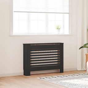 vidaXL Κάλυμμα Καλοριφέρ Μαύρο 112 x 19 x 81,5 εκ. από MDF