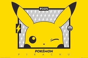 Αφίσα Pokemon - Pikachu wink, (91.5 x 61 cm)