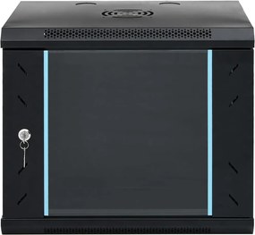 vidaXL Ντουλάπι Δικτύου Επιτοίχιο 9U 19" IP20 53x40x45 εκ.