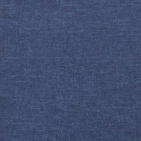 Κεφαλάρι με Πτερύγια Μπλε 147x16x118/128 εκ. Υφασμάτινο - Μπλε