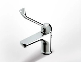 Eurorama Klint Chrome Μπαταρία Νιπτήρος CLINICA με Επιμήκη Λεβιέ για Χειρισμό με τον Αγκώνα 142310XL-100