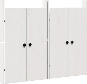 vidaXL Πόρτα κουζίνας MEPPEL 2 pcs Λευκό 50 x 9 x 82 εκ