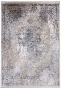 Χειμερινό χαλί μοντέρνο Bamboo Silk 8098A  L. Grey Anthracite 160 x 230