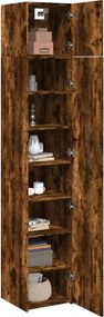 vidaXL Ντουλάπι Αποθήκευσης Στενό Δρυς 40x42,5x225 εκ. Επεξεργ. Ξύλο