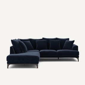 Γωνιακός καναπές από βελούδινο chenille, ARMENTO