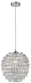 Κρεμαστό Φωτιστικό Οροφής PETTY διαφανές R30451906 Trio Lighting-R30451906-Διάφανο R30451906