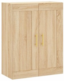 vidaXL Ντουλάπι Sonoma δρυς 69,5 x 34 x 180 εκ. από Επεξεργασμένο Ξύλο
