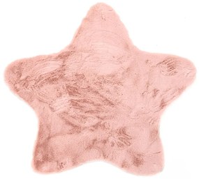 Παιδικό Γούνινο Χαλί (100x100) Royal Carpet Bunny Kids Star Pink