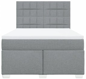VidaXL Κρεβάτι Boxspring με Στρώμα Αν. Πράσινο 160x200εκ Υφασμάτινο