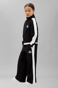 Calvin Klein παιδικό σετ φόρμας Black-White Wide leg