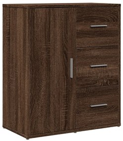 vidaXL Βοηθητικό Ντουλάπι Καφέ Δρυς 60x31x70εκ. από Επεξεργασμένο Ξύλο
