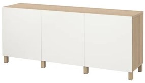 BESTÅ σύνθεση αποθήκευσης με πόρτες, 180x42x74 cm 991.397.34