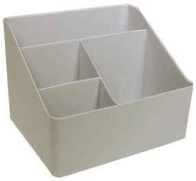 Organizer για καλλυντικά ή μολυβοθήκη, μπεζ, 18x13,5x15 εκ.  τμχ.