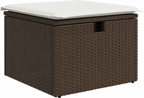 vidaXL Σετ Καναπέ με μαξιλάρι 6 pcs συνθετικό ρατάν