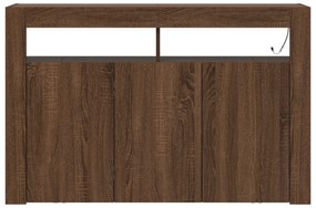 vidaXL Κονσόλα Καφέ Δρυός Επεξεργασμένο Ξύλο 116 x 30 x 75 εκ. Κονσόλα