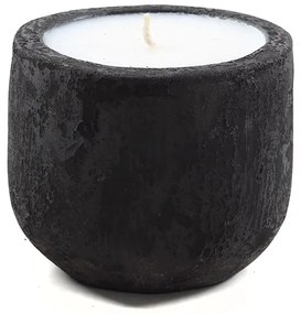 Κεραμικό Κηροπήγιο Mingi Black Spot Gray Large (15x15x14) Soulworks 0630027