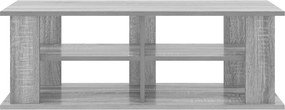vidaXL Βάση τηλεόρασης Γκρίζο Σονομα 96 x 35 x 33,5 εκ
