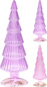 JK Home Décor - Δέντρο από Γυαλί 10x34cm 2Σχδ