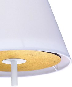 Φωτιστικό Οροφής Μονόφωτο Aca ZM16281PG White/Brass