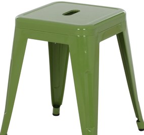 ΣΚΑΜΠΟ ΜΕΤΑΛΛΙΚΟ MELITA HM0096.53 ΣΕ LIGHT OLIVE GREEN ΧΡΩΜΑ 39x39x46Υεκ. (1 Τεμμάχια)