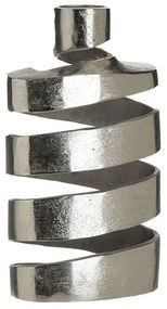 Βάζο Διάτρητο 3-70-579-0121 19x12x35cm Silver Inart Μέταλλο