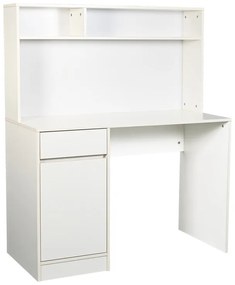 Intrahome Γραφείο εργασίας Secreta Intrahome με ράφι σε λευκή απόχρωση 110x50x135εκ | SKU: INTRAPA-486111110