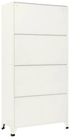vidaXL Φοριαμός Γκρι και Μπλε 90 x 45 x 180 εκ. Ατσάλινος