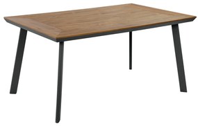 Aluminum table with Polywood  Grey 160x92x72