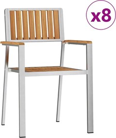 vidaXL Σετ Εξωτερικής Τραπέζης 9 pcs
