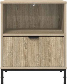 vidaXL Κομοδίνο Sonoma Δρυς 49 x 36 x 61 εκ Επεξεργασμένο ξύλο