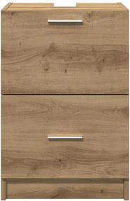 vidaXL Ντουλάπι Μπάνιου Artisan Oak 40 x 37 x 59 cm Επεξεργασμένο ξύλο