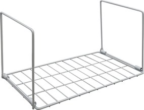 Κρεμαστό Μεταλλικό Ράφι 32x19x17cm Άσπρο ή Μαύρο - Άσπρο