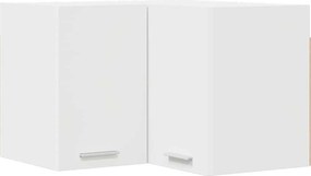 vidaXL Κρεμαστό ντουλάπι Λευκό 57 x 57 x 40 εκ. Επεξεργασμένο Ξύλο