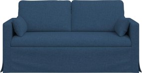 vidaXL Καναπές 140cm Μπλε Μέταλλο