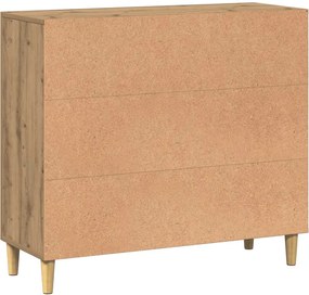 vidaXL Ντουλάπι Αρτισιανή Δρυς 90 x 34 x 80 εκ. από Επεξεργασμένο Ξύλο