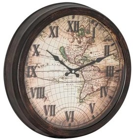 Arlight Επιτοίχιο Ρολόι Φ40cm Χάρτης CLGT-57