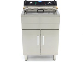 Deep Fryer - 30L - 1 Basket - with Drain Tap and Stand